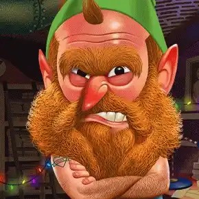 Angry Elf Christmas Miner online game logo by Gaming Corps on bizzocasino-gr.com.gr