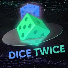 Dice Twice by Turbo Games, showcased at bizzocasino-gr.com.gr – game logo