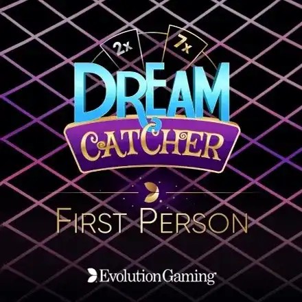 First Person Dream Catcher logo – Table Games by Evolution at Bizzo Casino