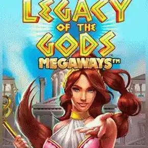 Legacy of Gods Megaways game by Blueprint Gaming – logo hosted on Bizzo Casino