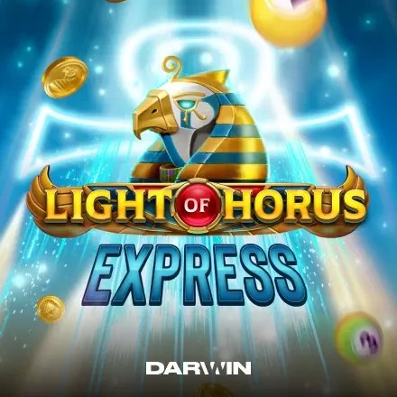 Play the Light of Horus Express slot by Darwin Gaming on Bizzo Casino