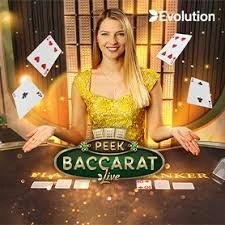 Peek Baccarat logo by Evolution Bizzo Casino