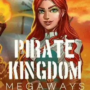 Official Megaways logo: Pirate Kingdom Megaways by Iron Dog Studio at Bizzo Casino