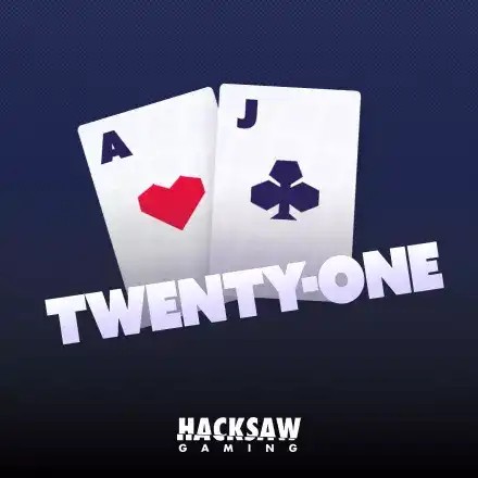 Twenty-One by Hacksaw Gaming, showcased at bizzocasino-gr.com.gr – game logo